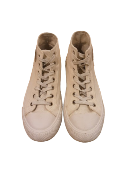 Tennis montantes blanches - KAPORAL T39 de seconde main