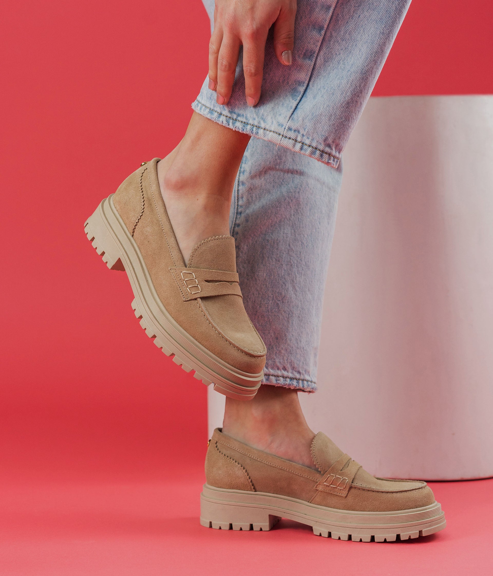 MOCASSIN ALINARO BEIGE