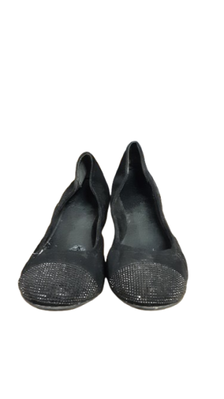 ballerine noir en velour