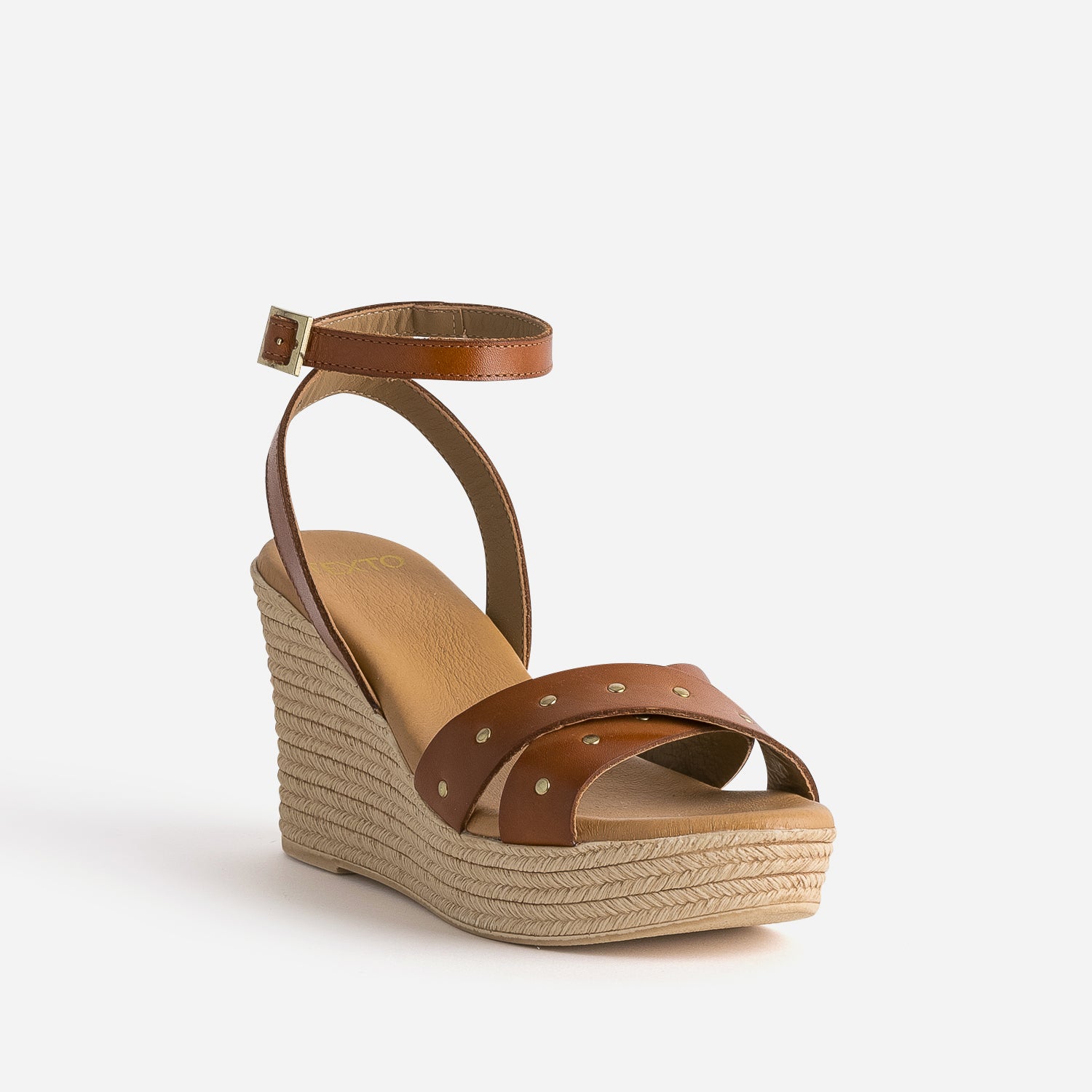 SANDALE TALIE COGNAC