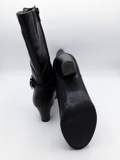 Mi - bottes GRANDS BOULEVARDS noires de seconde main