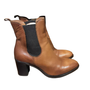 Bottines marron bocage de seconde main