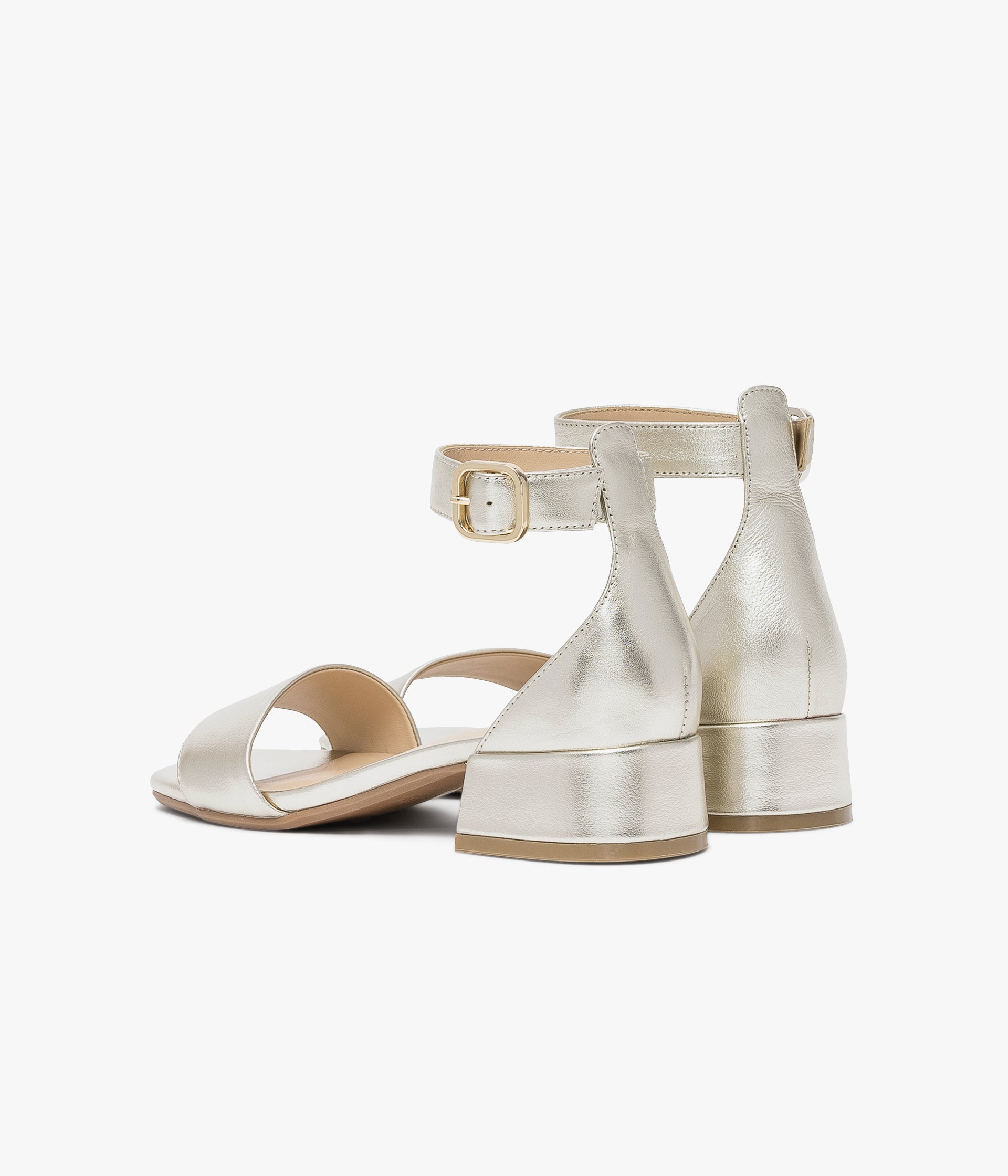 SANDALE GRETA PLATINE