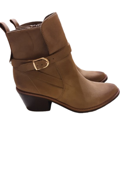 bottine beige à talon ERYNN de seconde main