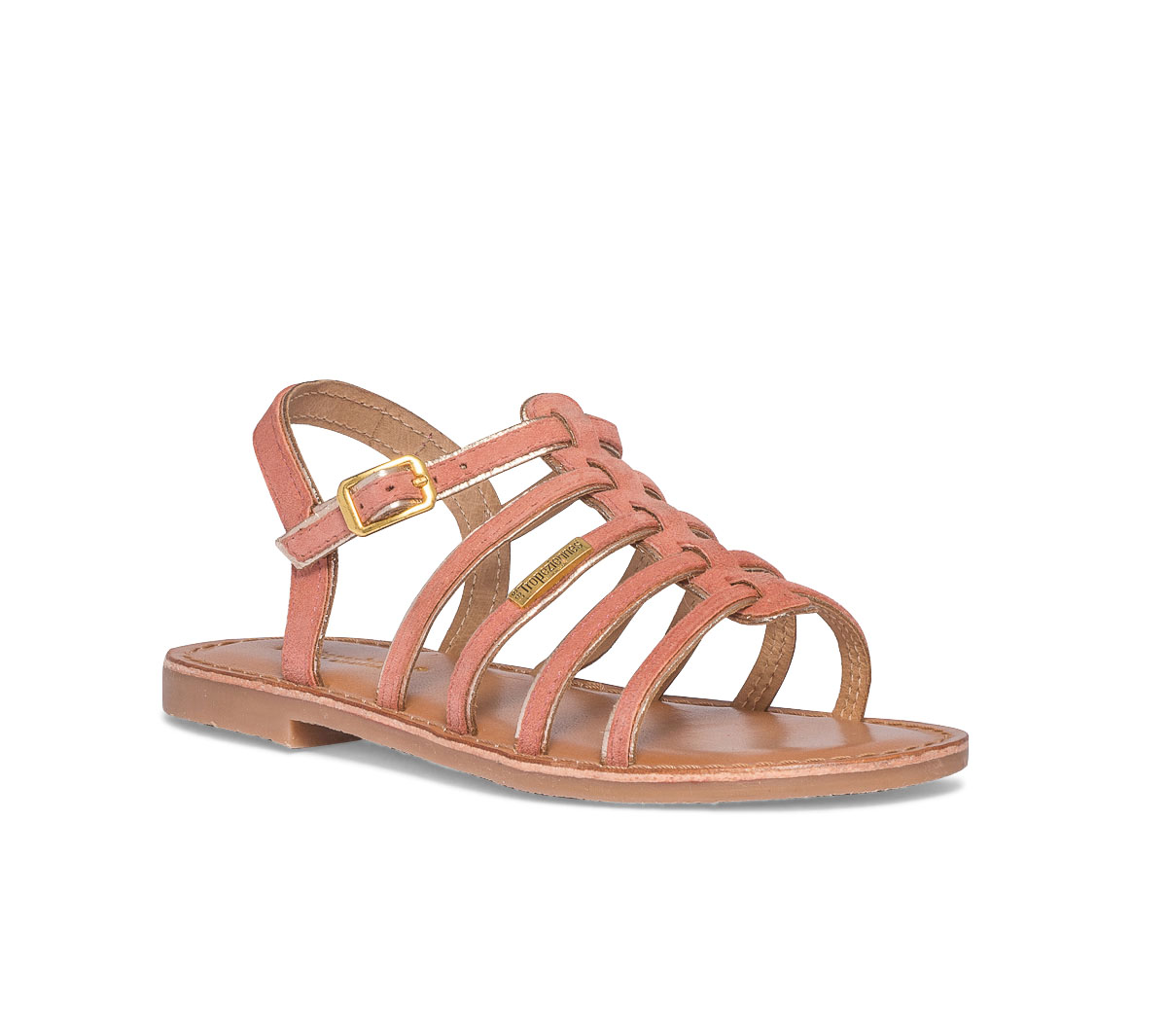 Sandale fille LES TROPÉZIENNES corail