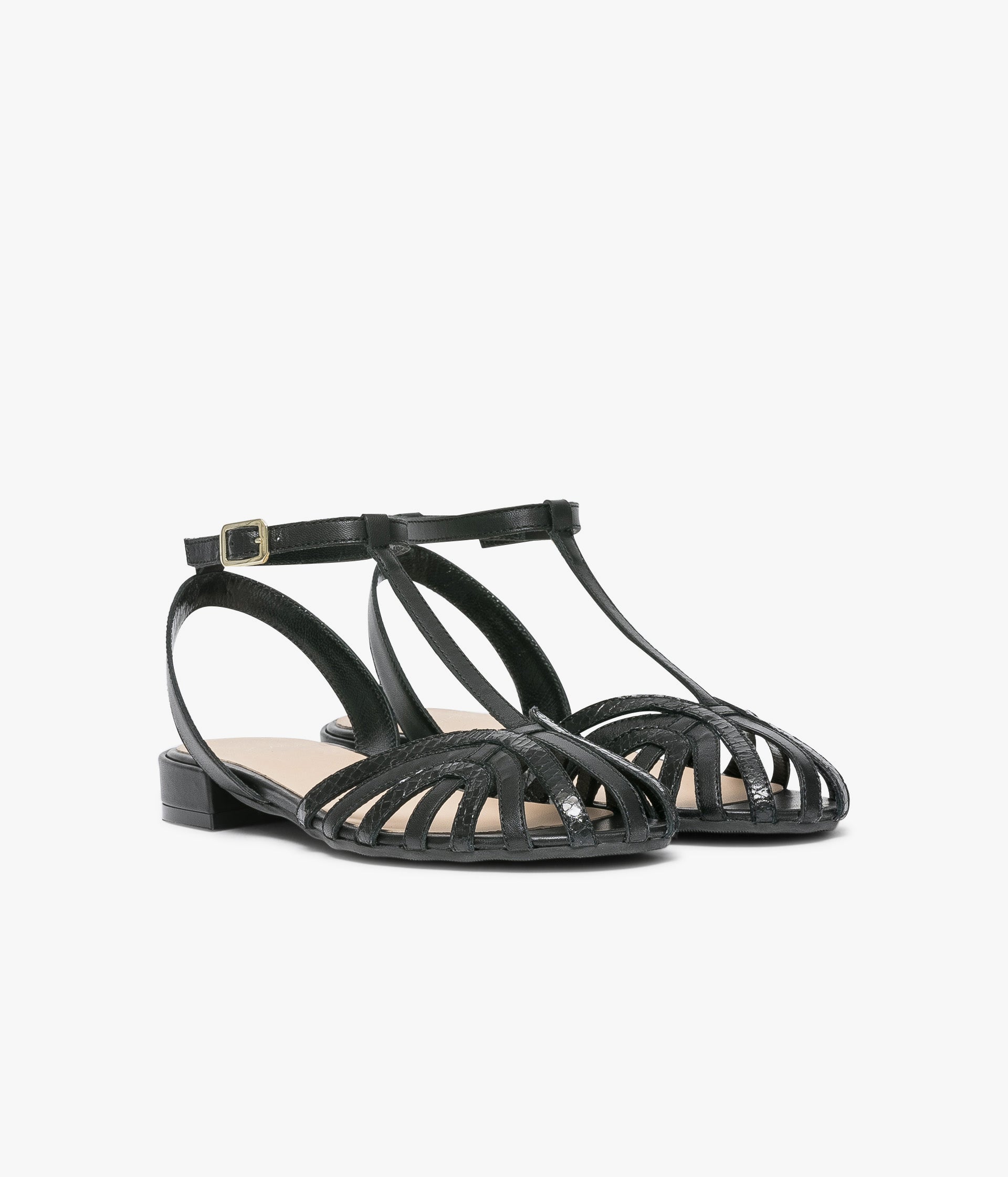 SANDALE JAFFINE NOIR