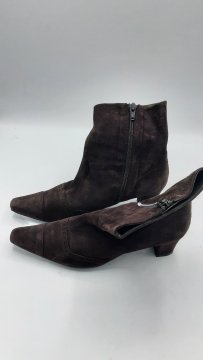 bottines à talons marron seconde main