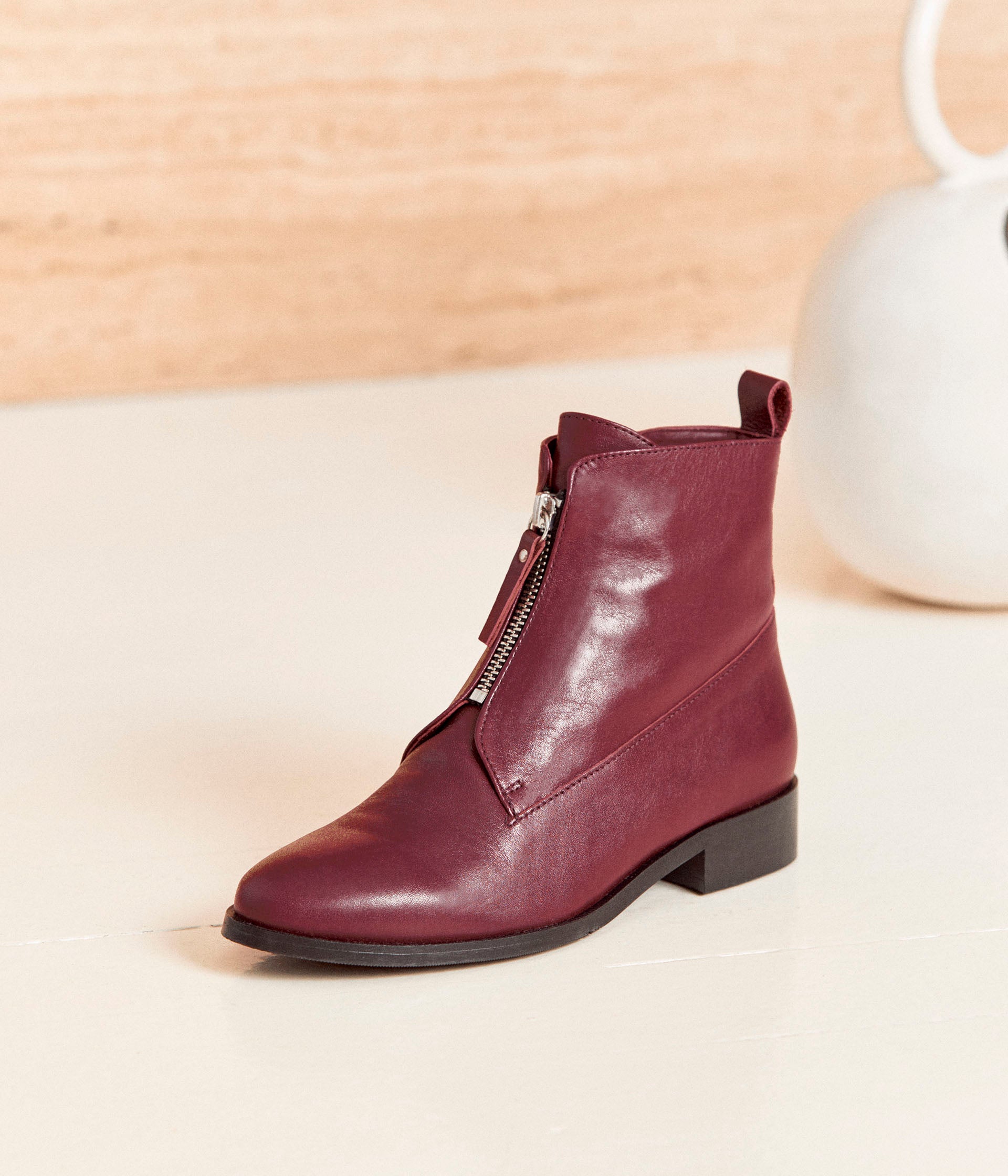 BOOTS ANTIGONE ROUGE