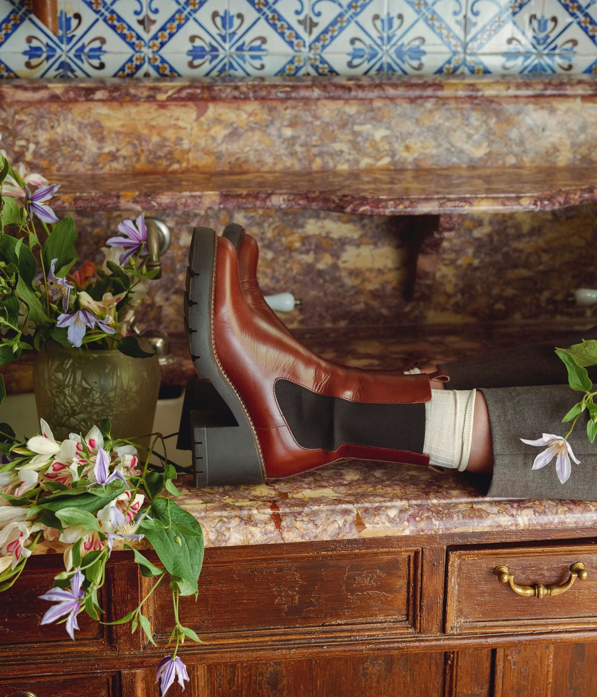 BOOTS ESTELLE COGNAC