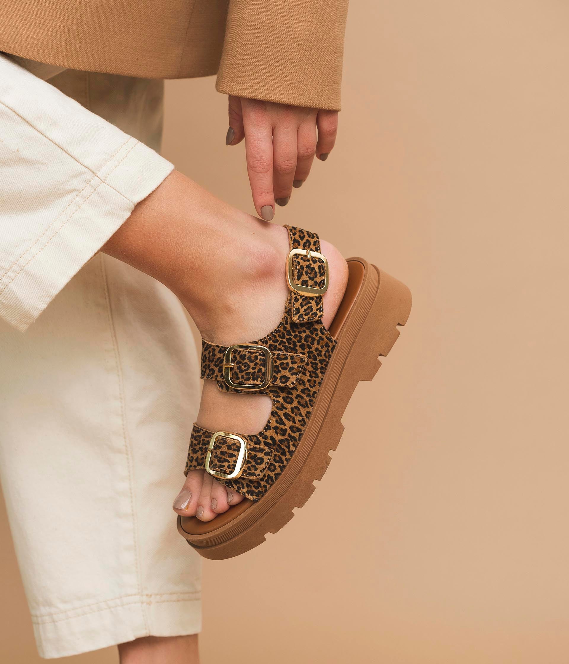 SANDALE JULIETA LEOPARD