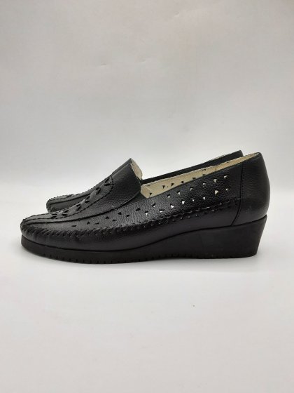 Mocassins DE MARQUE INCONNUE noirs de seconde main