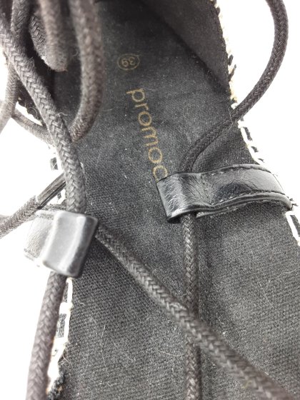 espadrilles promod rayé de seconde main
