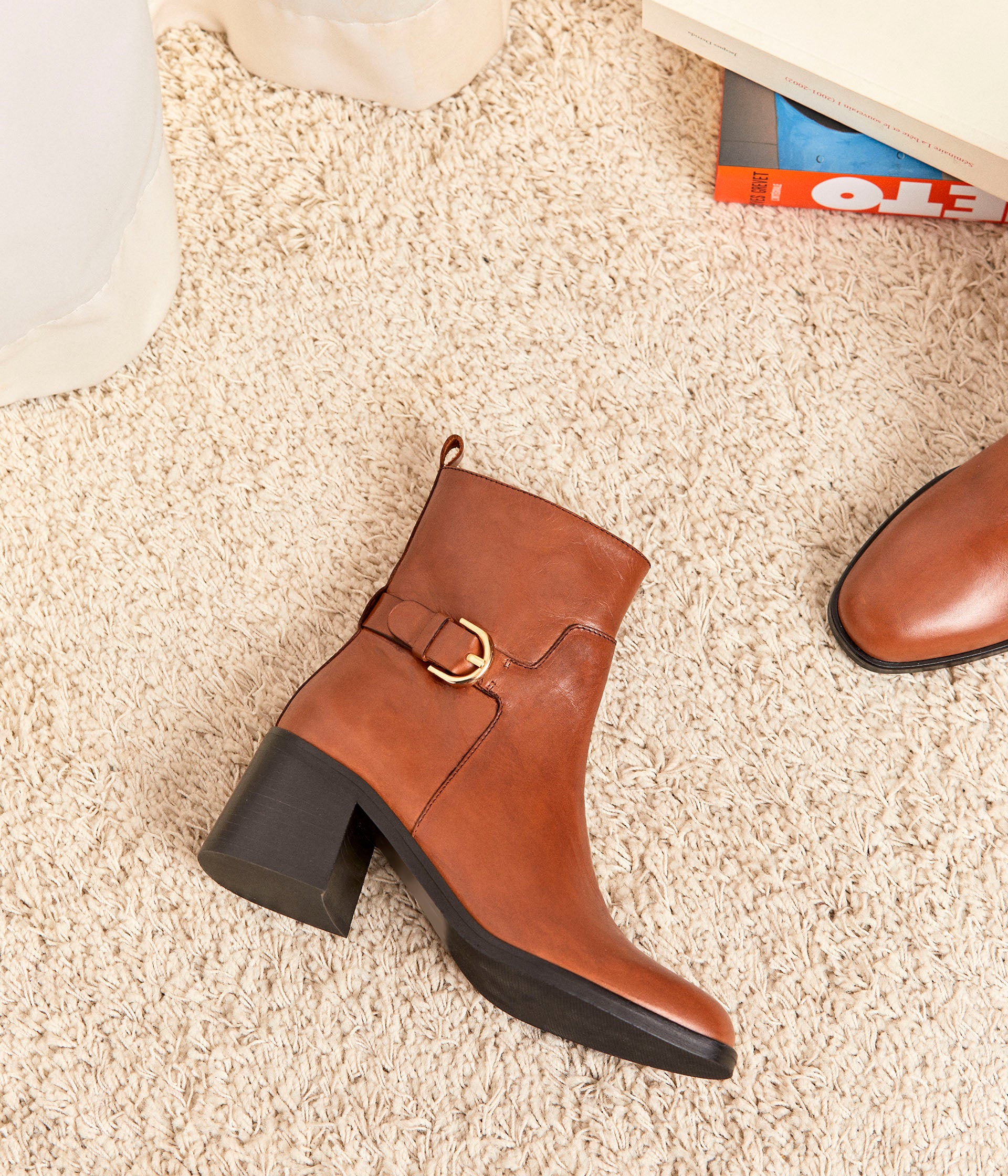 BOOTS CLEMENTINE COGNAC