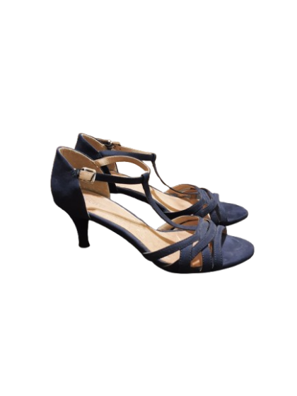 Sandale à talons bleu marine ERAM de seconde main