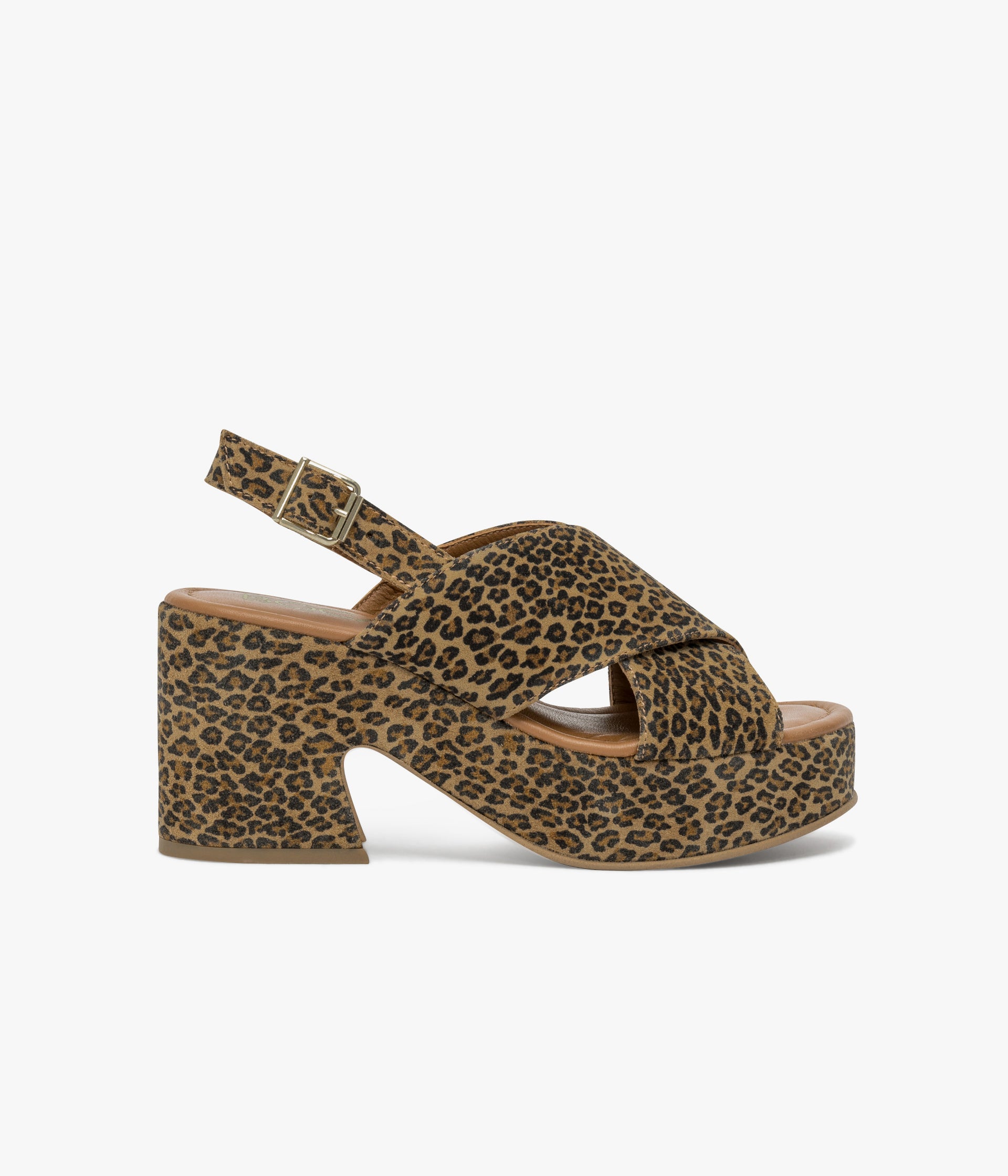 SANDALE PLUMA LEOPARD