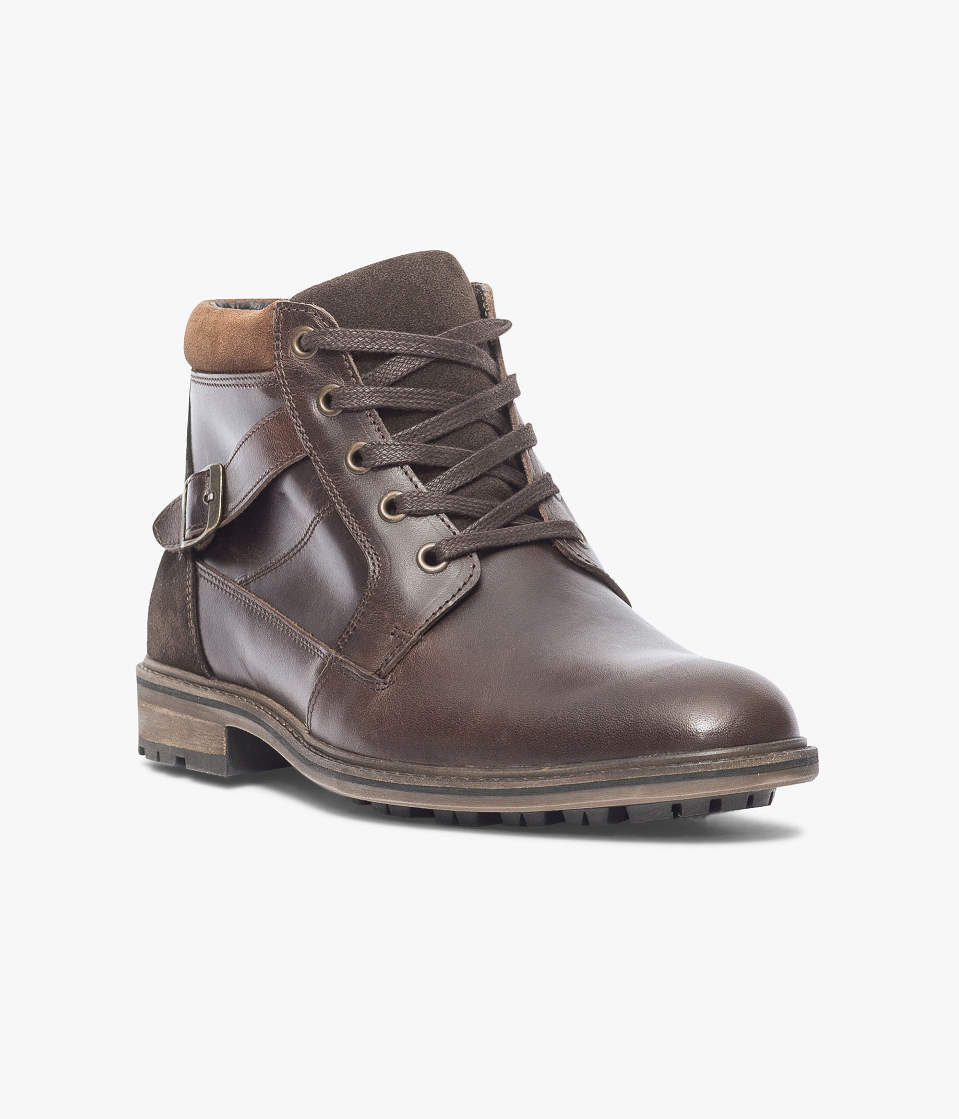 BOOTS REMIETTE MARRON