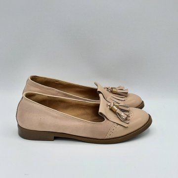 Mocassins Merry Scott beige de seconde main