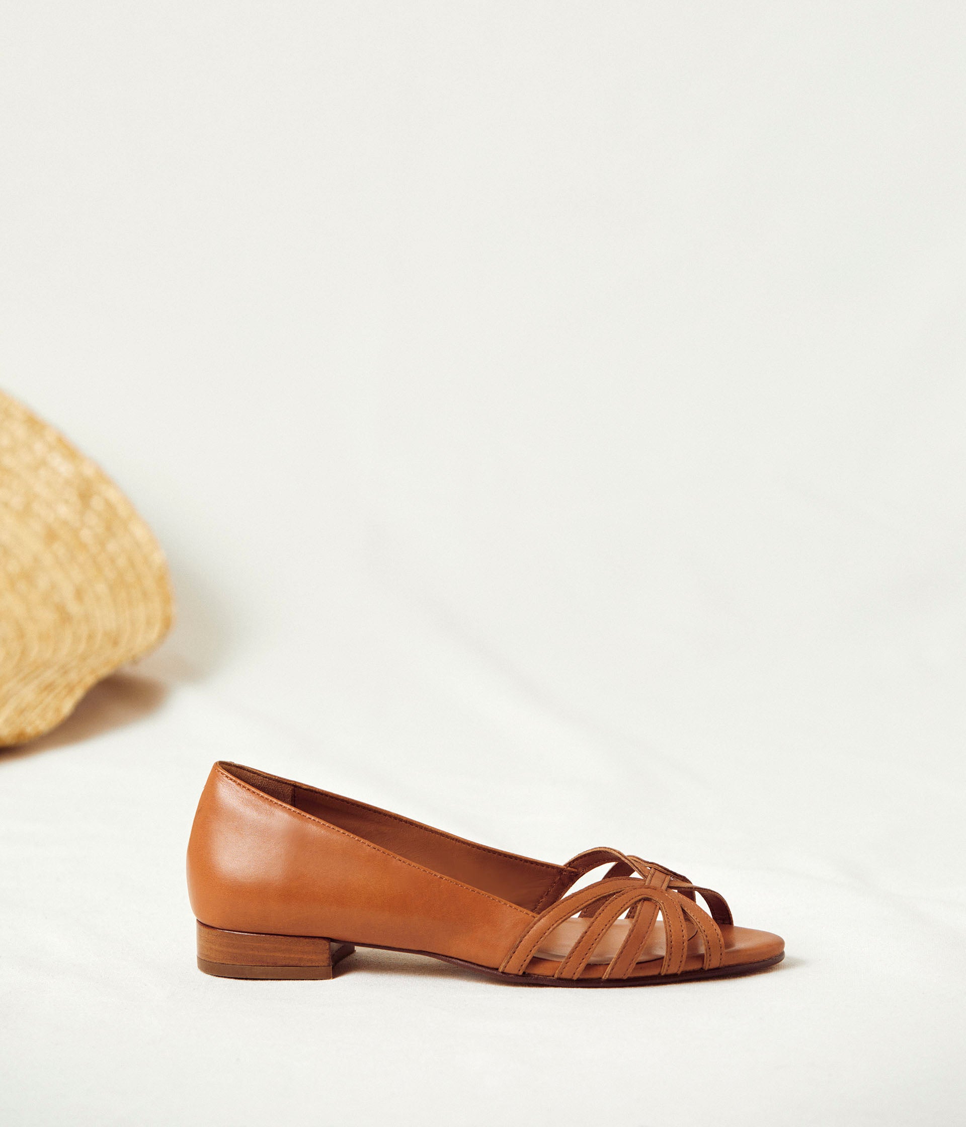 BALLERINE NIKI COGNAC