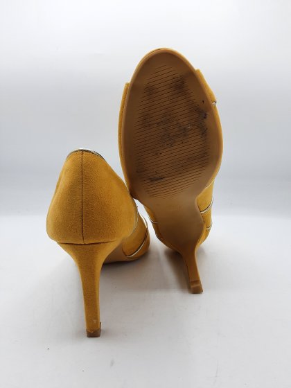Open-toe CAMAIEU jaune de seconde main