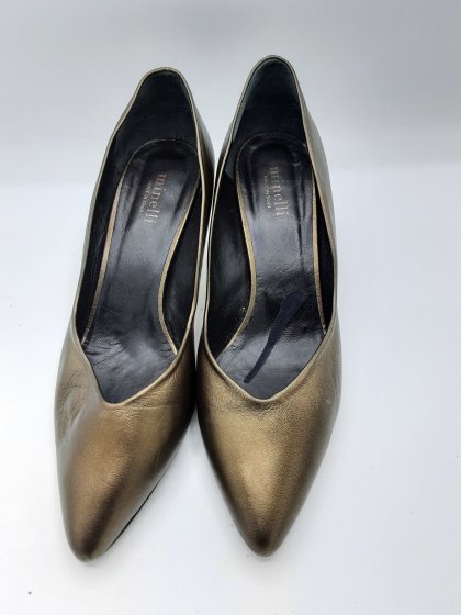 Escarpin Minelli bronze de seconde main