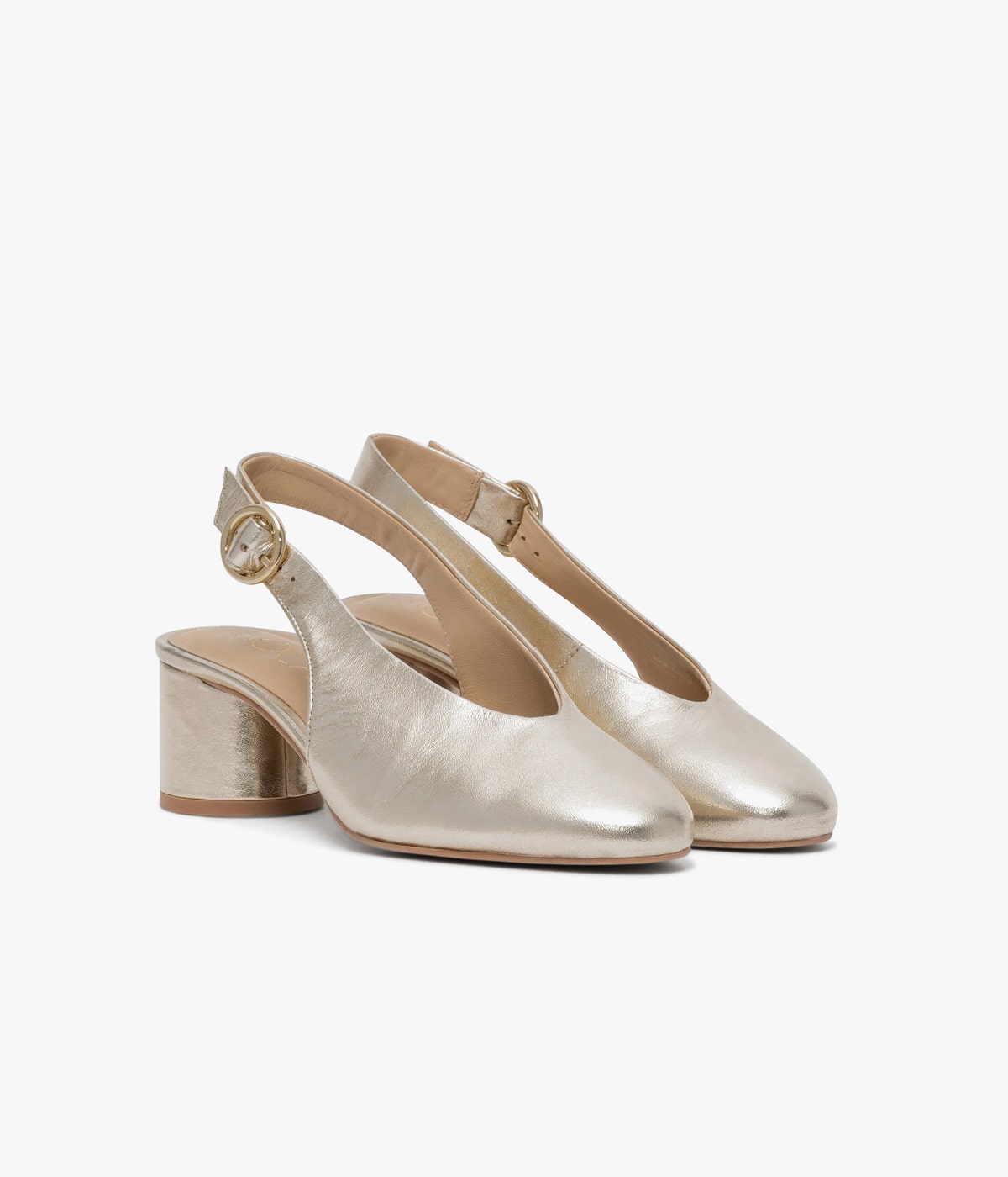SLINGBACK DARCY PLATINE