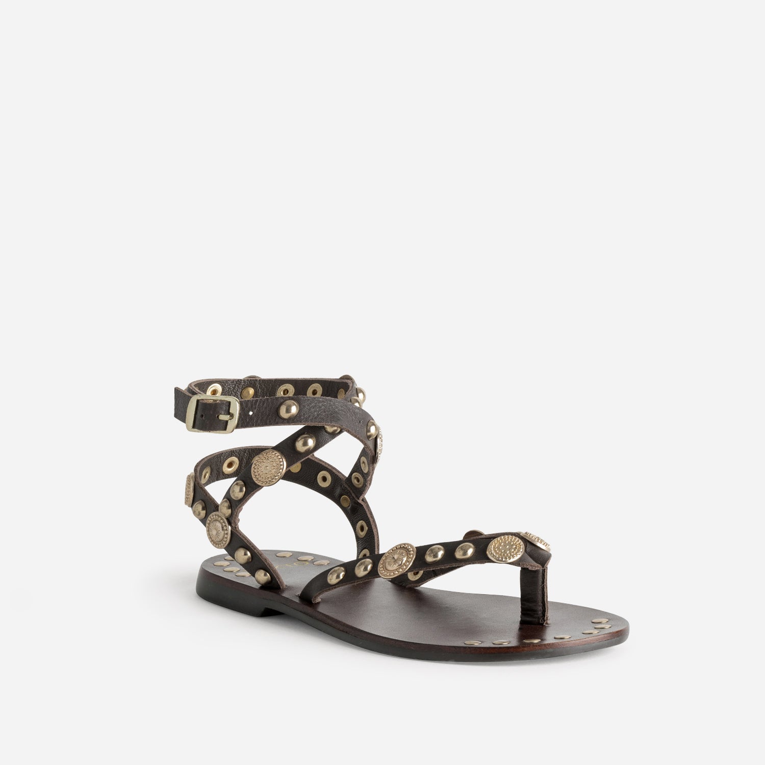 SANDALE NAFISSA CHOCOLAT