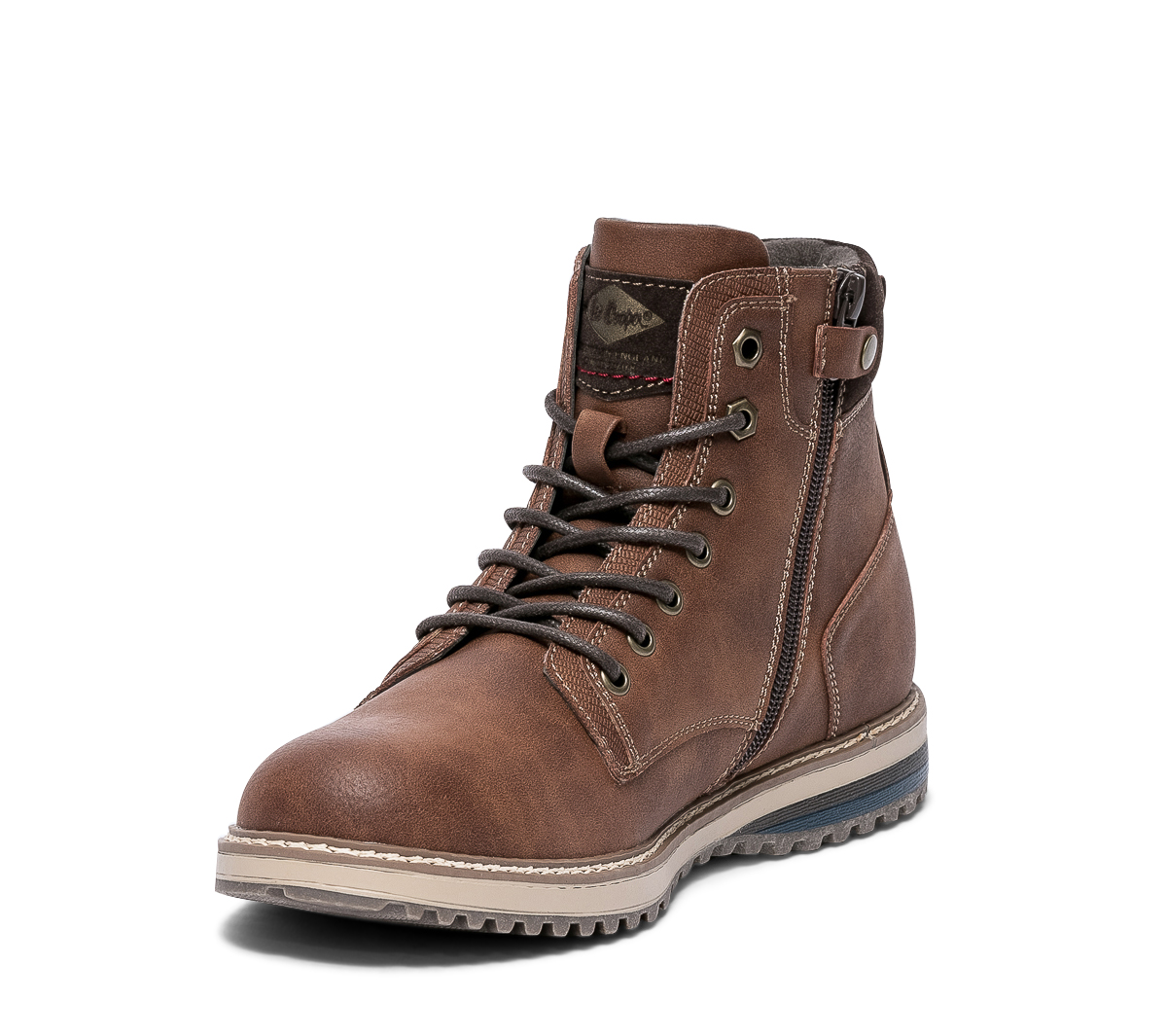 Boots à lacet LEE COOPER noisette