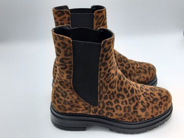 BOOTS TEXTO LEOPARD DE SECONDE MAIN
