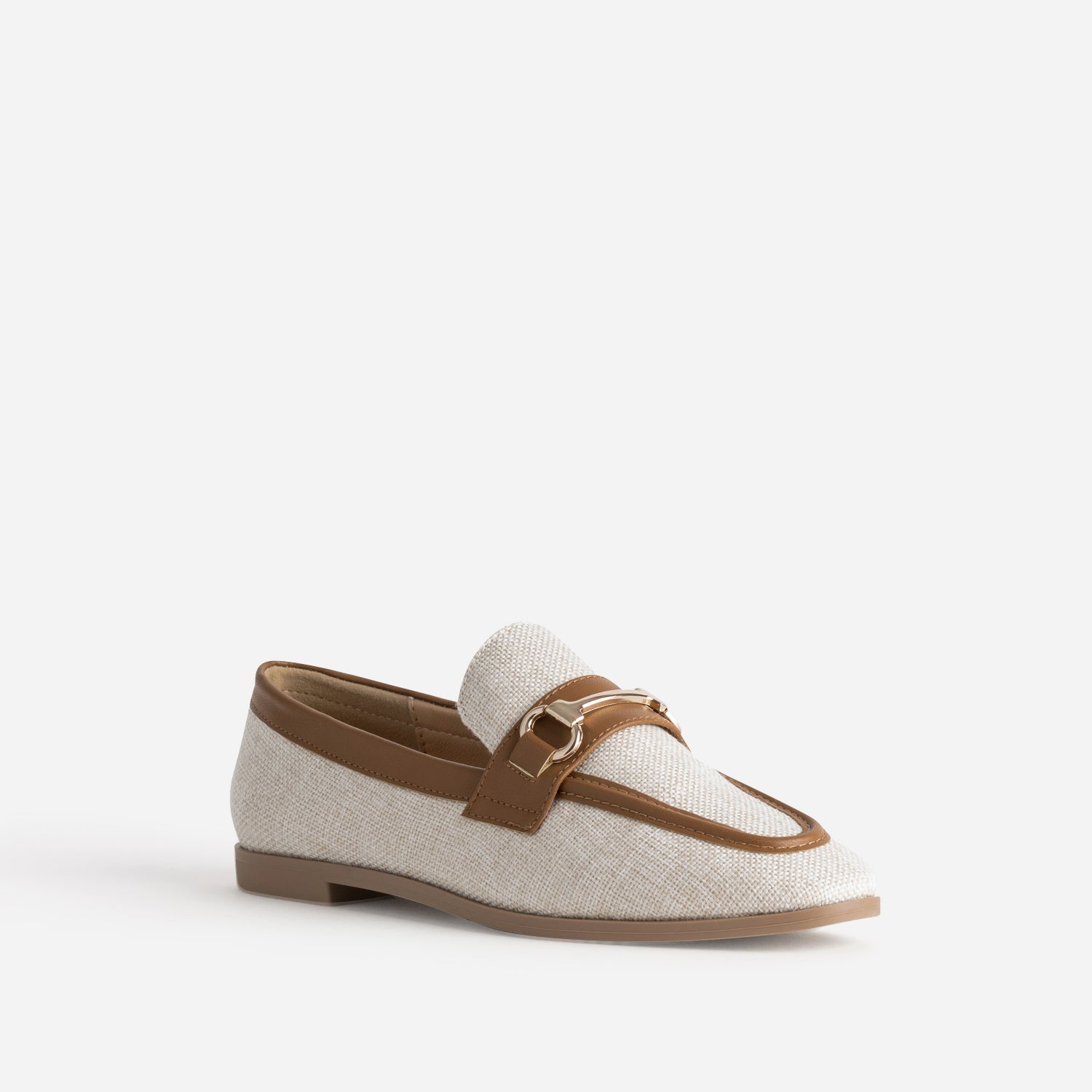 MOCASSIN JORDANE BEIGE/COGNAC