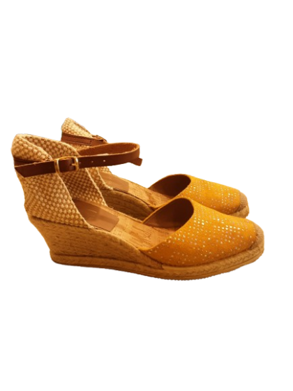 Espadrille jaune LA VAGUE De Seconde Main