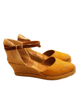 Espadrille jaune LA VAGUE De Seconde Main