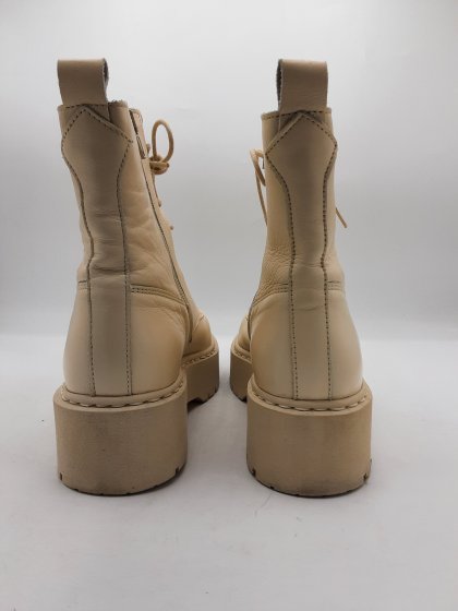 Bottines POELMAN beiges de seconde main
