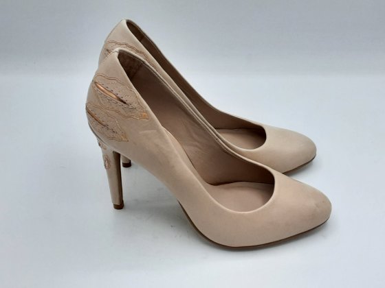 Escarpin Minelli beige rosé de seconde main