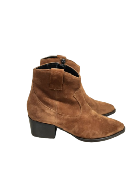 Bottines en cuir nubuck style Santiag - TEXTO - T37 de seconde main
