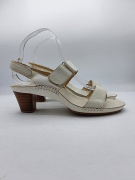 Sandales à talons SCHOLL blanches de seconde main