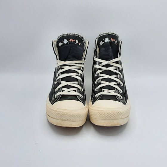 Baskets Converse noir de seconde main