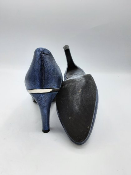 Escarpins MYMA bleus de seconde main