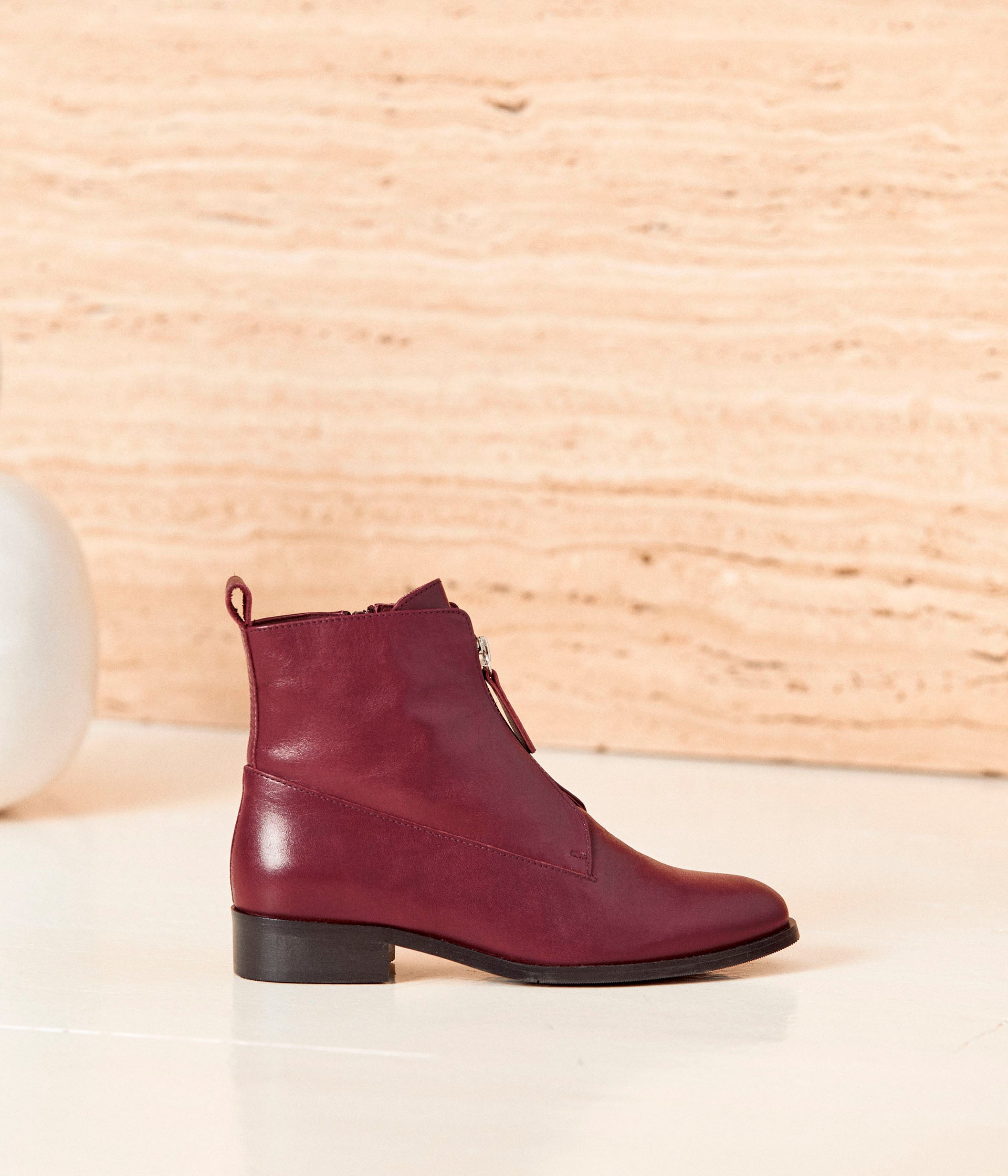 BOOTS ANTIGONE ROUGE