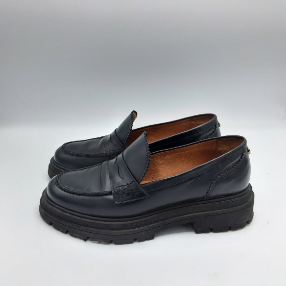 Mocassins noir Bocage de seconde main