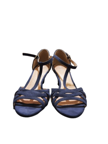 Sandale à talons bleu marine ERAM de seconde main