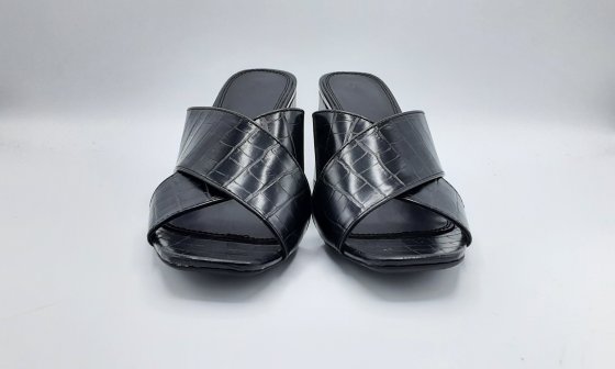 Sandales a talon noir deseconde main