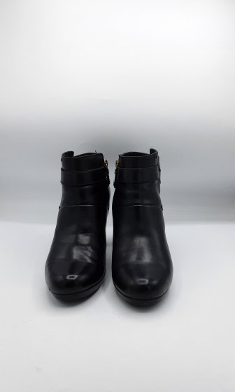 Bottines noires à talons