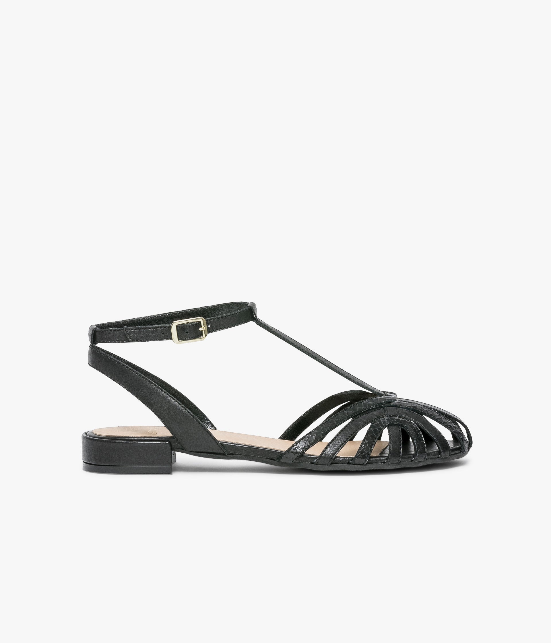 SANDALE JAFFINE NOIR