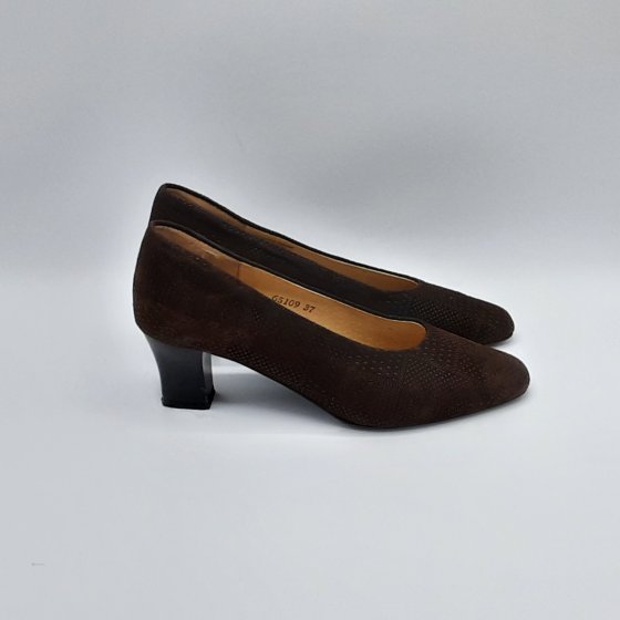 Escarpins marron de seconde main