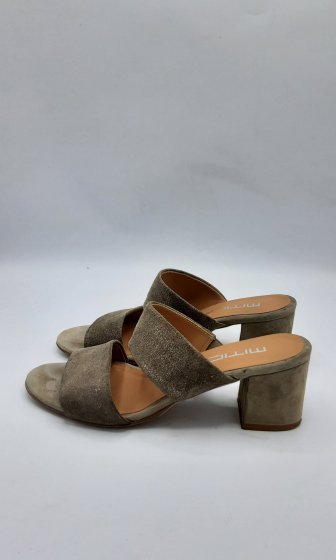 Mules Mitica kaki de seconde main