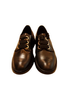 Derbies noir en cuir Minelli  De Seconde Main