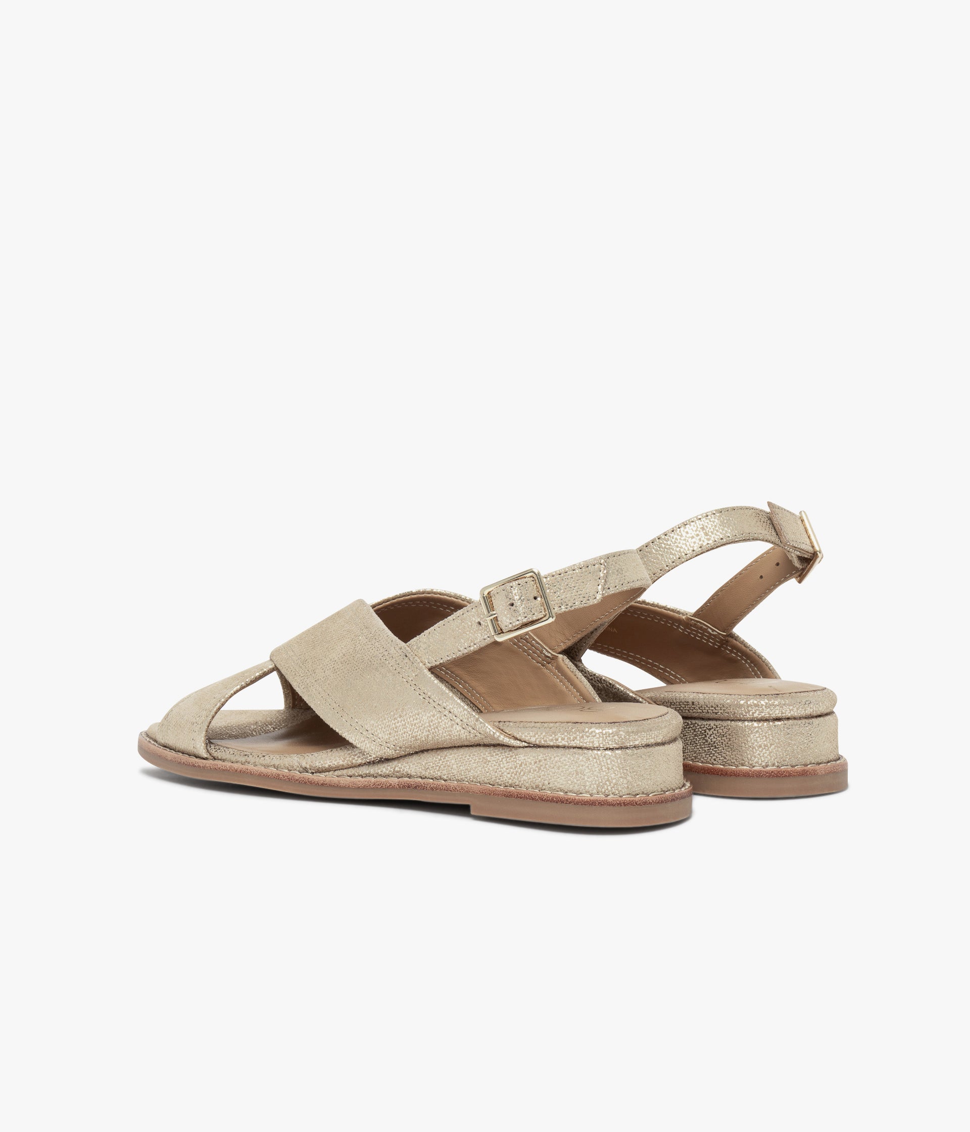 SANDALE GENNY PLATINE