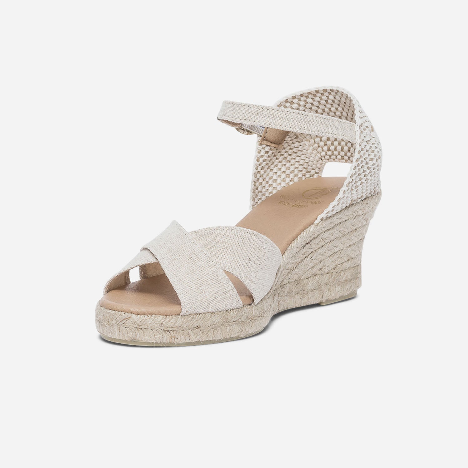 Sandales compensées LORELA Beige