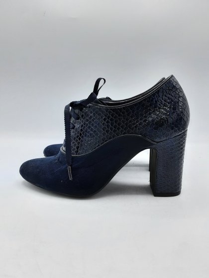 Derbies à talons ERAM marines de seconde main