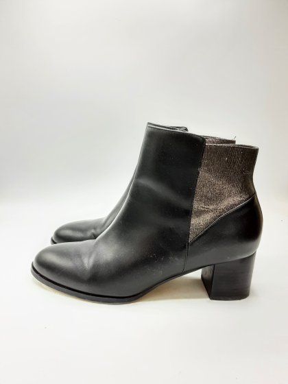Bottines mellow yellow noires de seconde main